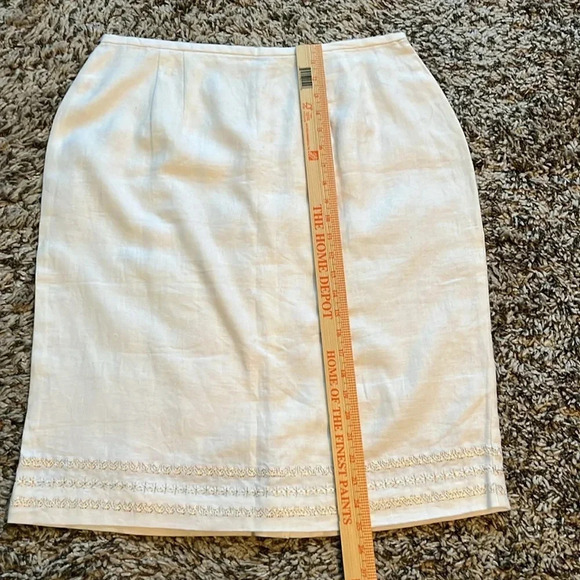 Linen pencil skirt - Picture 8 of 8
